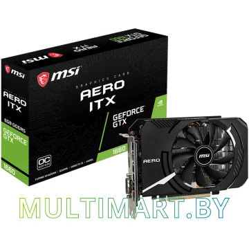 Видеокарта MSI GeForce GTX 1660 Aero ITX OC 6GB GDDR5 (GTX 1660 AERO ITX 6G OC) картинка 5